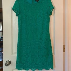 Emerald green dress